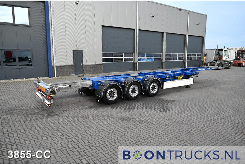 Schmitz Cargobull SCB*S3B | 2x20-30-40-45ft HC * LIFT AXLE * DISC BRAKE * EXTENDABLE REAR - Container/ Wechselfahrgestell Auflieger: das Bild 2 Schmitz Cargobull SCB*S3B | 2x20-30-40-45ft HC * LIFT AXLE * DISC BRAKE * EXTENDABLE REAR - Container/ Wechselfahrgestell Auflieger: das Bild 2