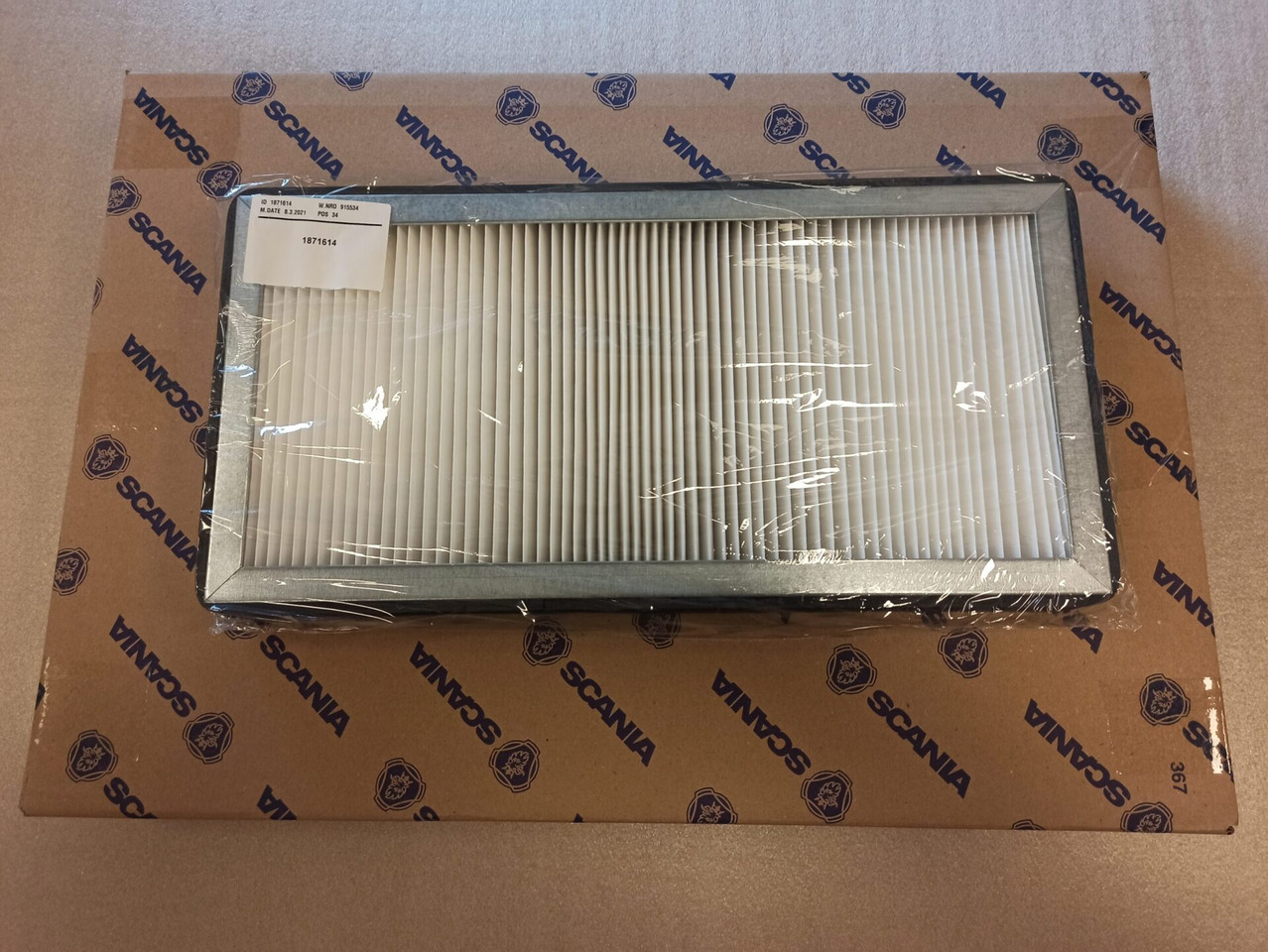 SCANIA AIR FILTER - 1871614 - Innenraumfilter für LKW: das Bild 1 SCANIA AIR FILTER - 1871614 - Innenraumfilter für LKW: das Bild 1