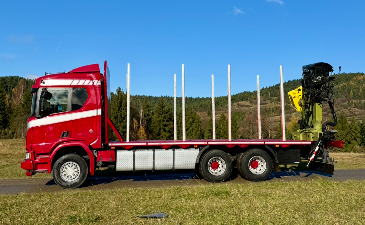 SCANIA R520 XT - Holztransporter, Autokran: das Bild 3 SCANIA R520 XT - Holztransporter, Autokran: das Bild 3