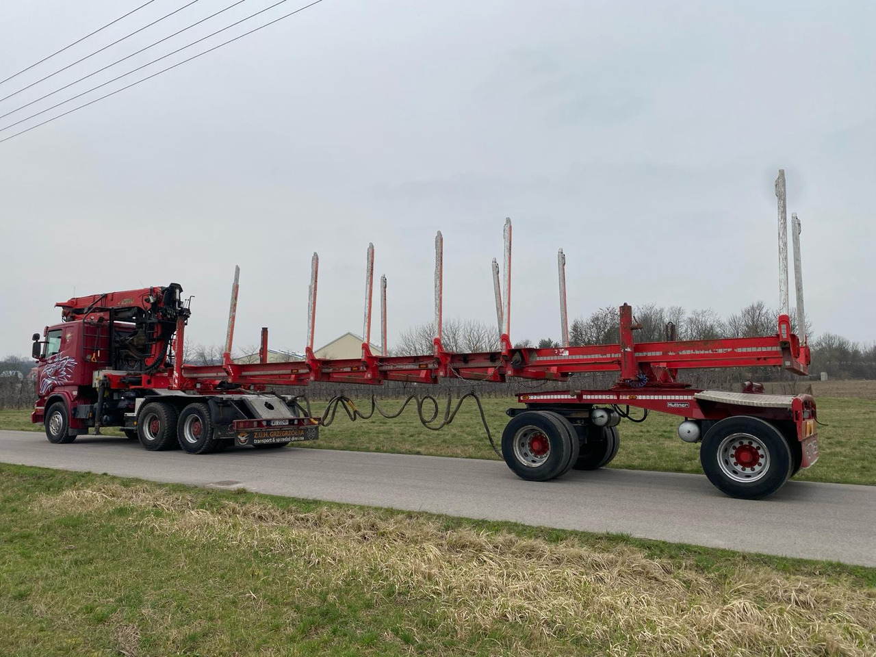 SCANIA R620 - Holztransporter, Autokran: das Bild 3 SCANIA R620 - Holztransporter, Autokran: das Bild 3