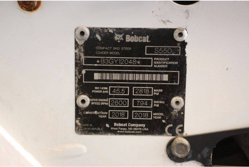 Radlader Bobcat S550: das Bild 17