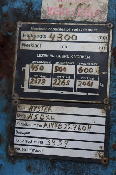 Dieselstapler Hyster H50XL: das Bild 17