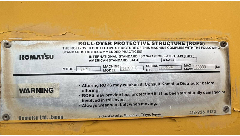 Komatsu WA380-6 - Radlader: das Bild 5 Komatsu WA380-6 - Radlader: das Bild 5