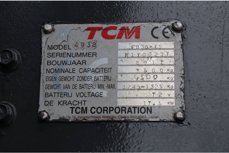 Elektrostapler TCM FB35-78: das Bild 11