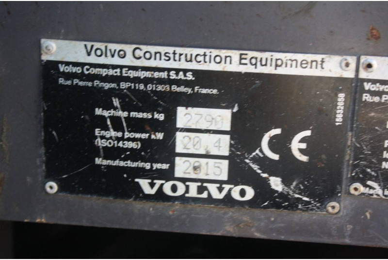 Kettenbagger Volvo EC27C: das Bild 17