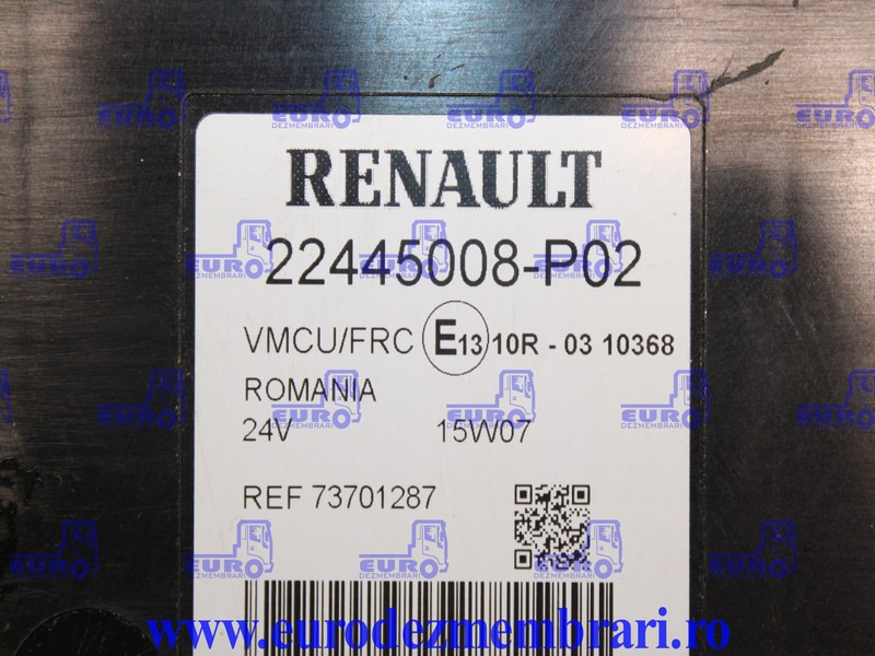 CALCULATOR VMCU RENAULT T 22445005, 22445008, 22777547, 23006079, 21936559 - Steuergerät für LKW: das Bild 4 CALCULATOR VMCU RENAULT T 22445005, 22445008, 22777547, 23006079, 21936559 - Steuergerät für LKW: das Bild 4