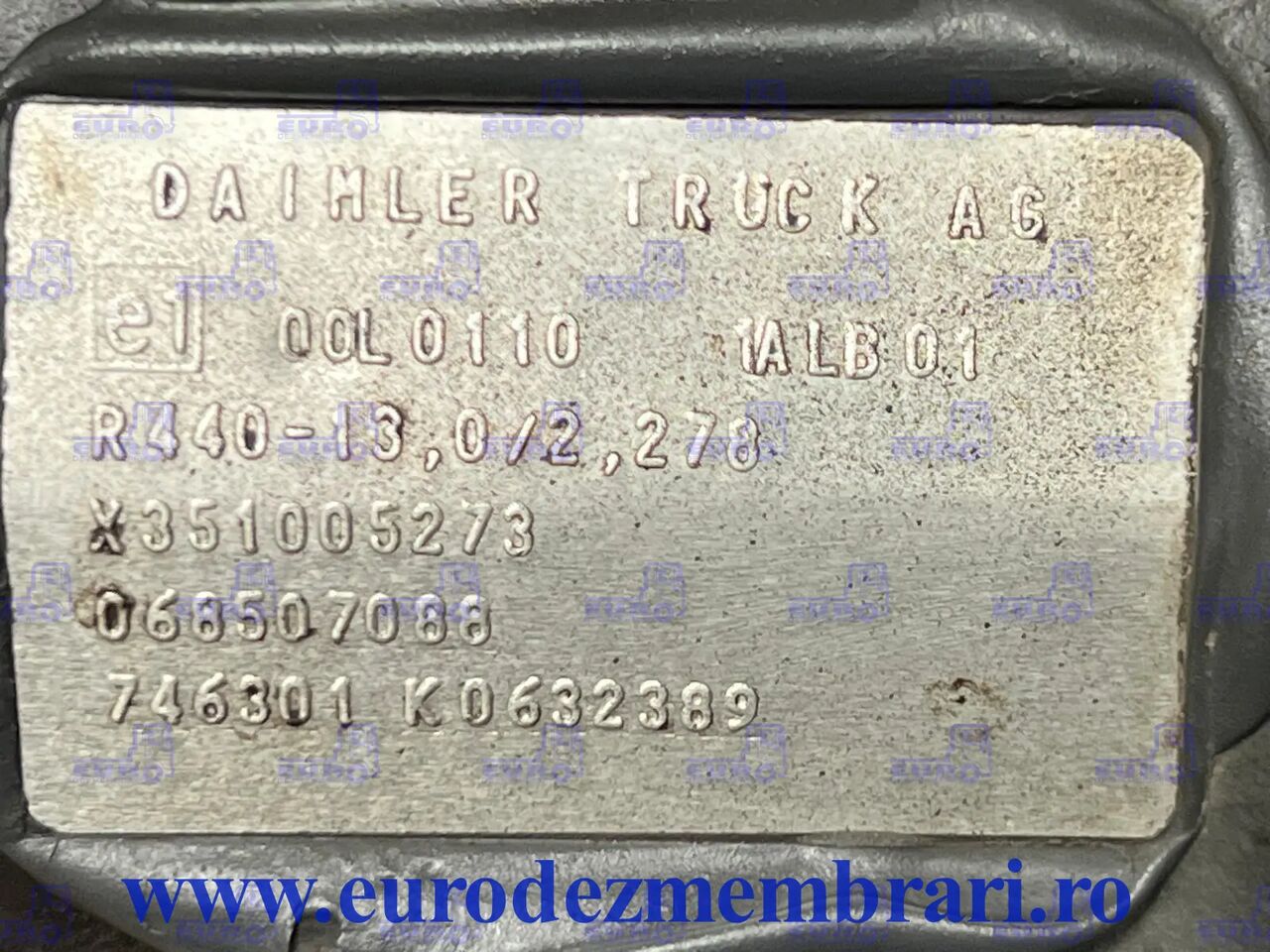 DIFERENTIAL MERCEDES ACTROS MP5 R=2.278 - Differenzial Getriebe für LKW: das Bild 3 DIFERENTIAL MERCEDES ACTROS MP5 R=2.278 - Differenzial Getriebe für LKW: das Bild 3