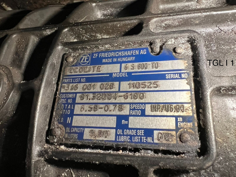 MAN ZF ECOLITE 6S 800 TO - Getriebe: das Bild 5 MAN ZF ECOLITE 6S 800 TO - Getriebe: das Bild 5