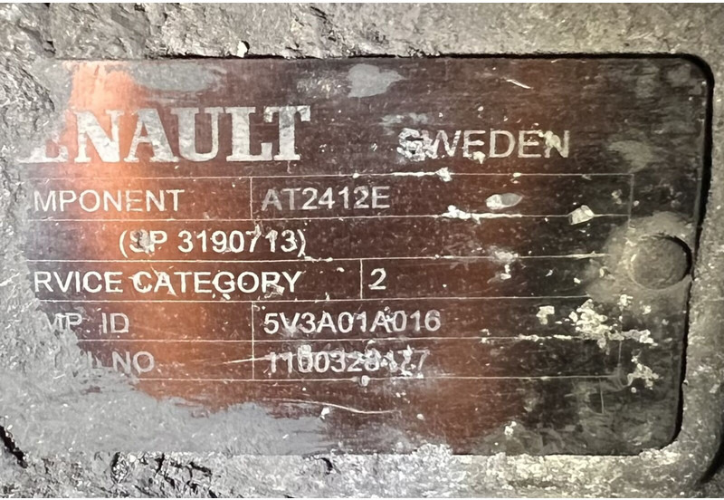 Renault AT2412E - Getriebe: das Bild 4 Renault AT2412E - Getriebe: das Bild 4