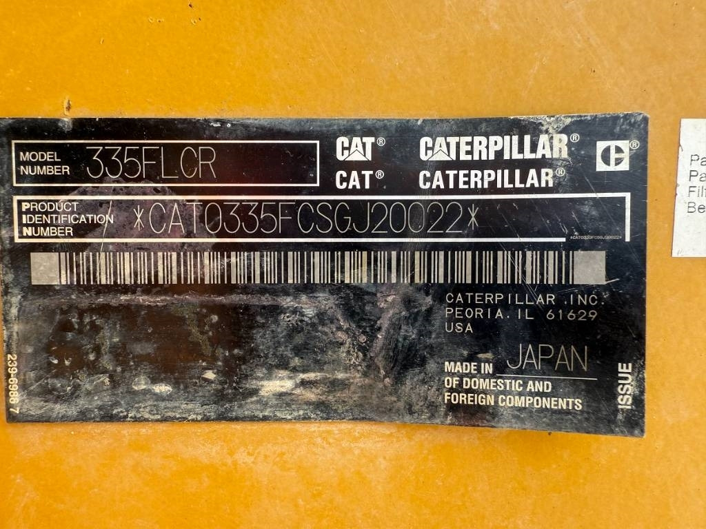 Kettenbagger CAT 335 F L CR: das Bild 8