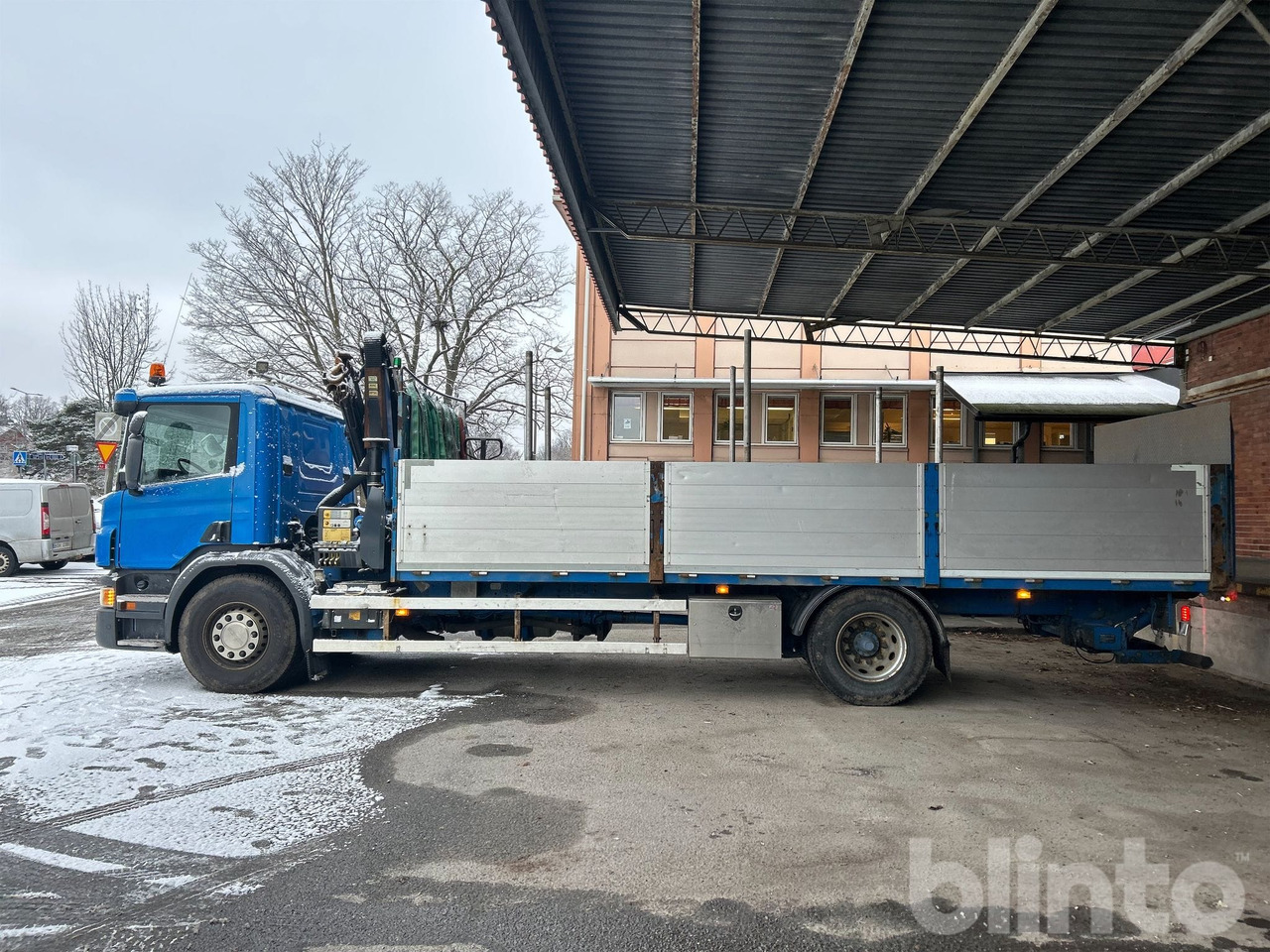 Pritsche LKW, Autokran Brädgårdsbil / SCANIA P250 / Nybesiktigad kran: das Bild 8 Pritsche LKW, Autokran Brädgårdsbil / SCANIA P250 / Nybesiktigad kran: das Bild 8