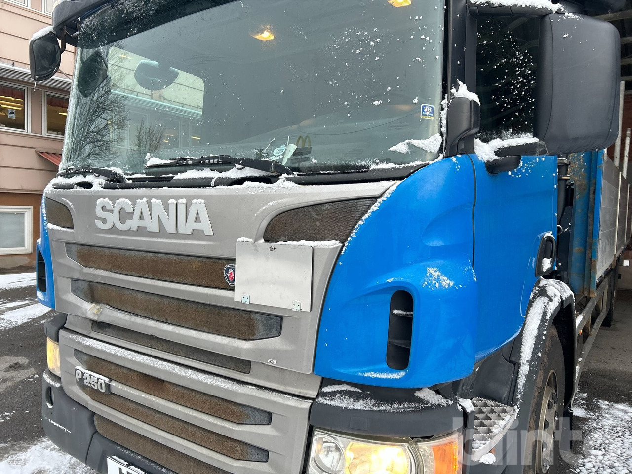 Pritsche LKW, Autokran Brädgårdsbil / SCANIA P250 / Nybesiktigad kran: das Bild 10 Pritsche LKW, Autokran Brädgårdsbil / SCANIA P250 / Nybesiktigad kran: das Bild 10