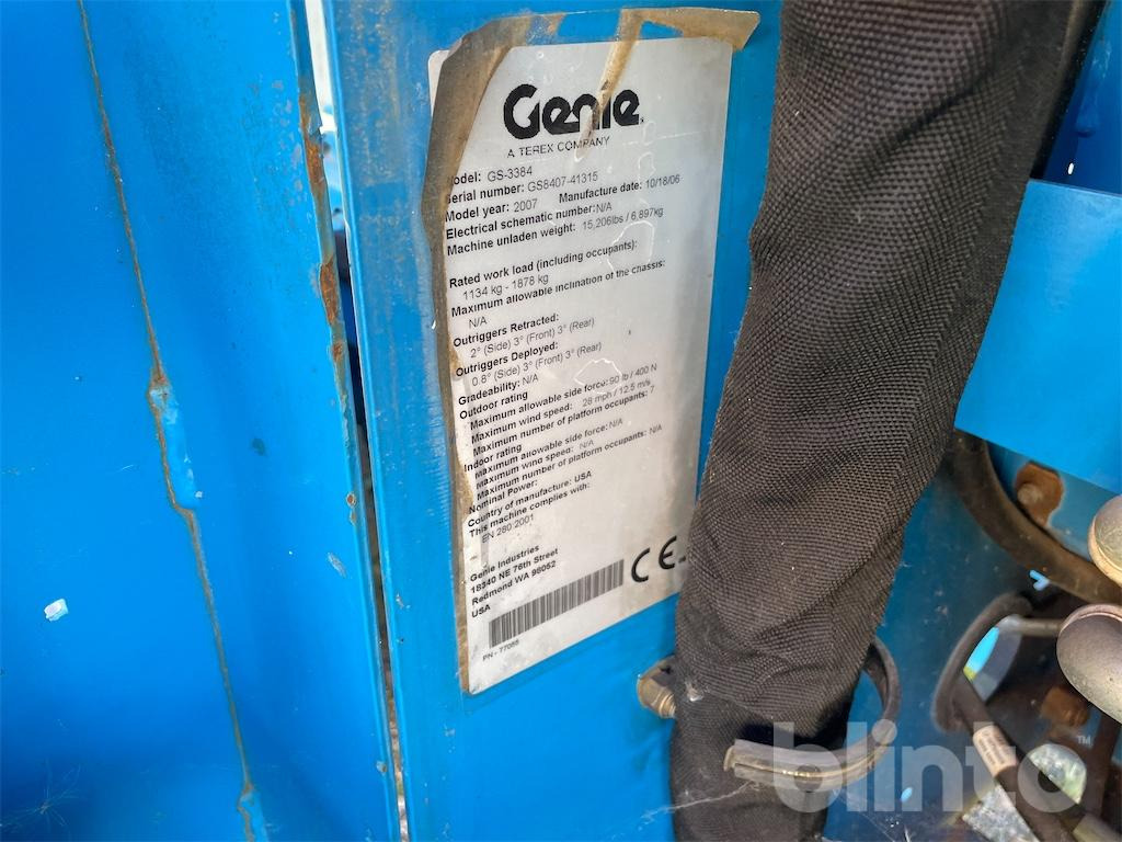 Genie GS 3384 RT (2007) - Scherenbühne: das Bild 5 Genie GS 3384 RT (2007) - Scherenbühne: das Bild 5
