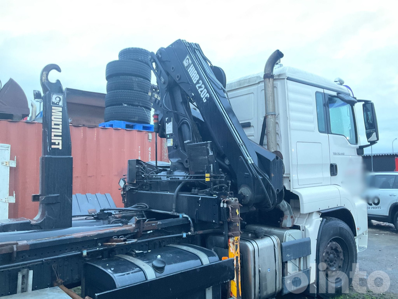 MAN TGS 26.440 6X2-2 BL - Abrollkipper, Autokran: das Bild 3 MAN TGS 26.440 6X2-2 BL - Abrollkipper, Autokran: das Bild 3