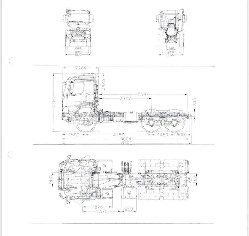 Müllwagen Mercedes Benz AROCS 3351 AK (2020) mit TEBBE Aufbau: das Bild 30