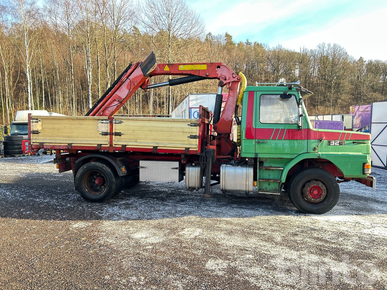 SCANIA T 924 4X2 Kranbil - Pritsche LKW, Autokran: das Bild 4 SCANIA T 924 4X2 Kranbil - Pritsche LKW, Autokran: das Bild 4