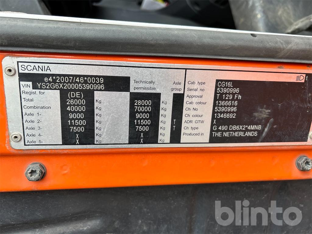 Scania G 490 mit Kobit K10 (2016) - Kehrmaschine: das Bild 5 Scania G 490 mit Kobit K10 (2016) - Kehrmaschine: das Bild 5
