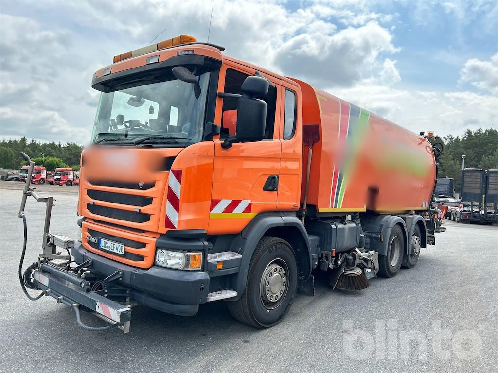 Scania G 490 mit Kobit K10 (2016) - Kehrmaschine: das Bild 1 Scania G 490 mit Kobit K10 (2016) - Kehrmaschine: das Bild 1