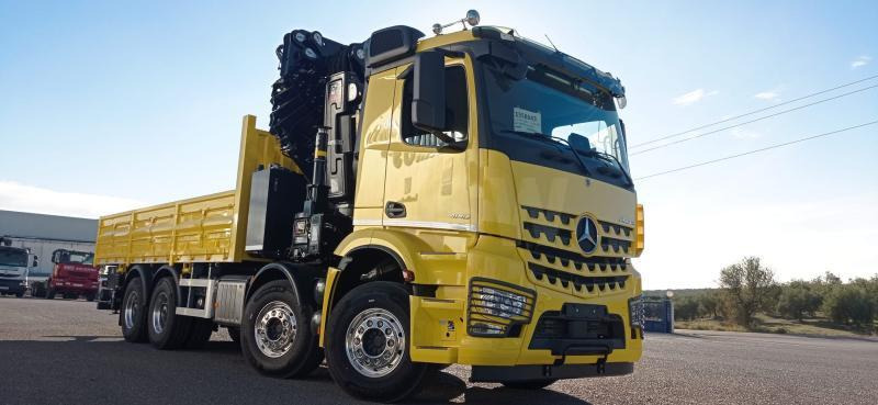 Mercedes Arocs 4140 - Pritsche LKW, Autokran: das Bild 2 Mercedes Arocs 4140 - Pritsche LKW, Autokran: das Bild 2