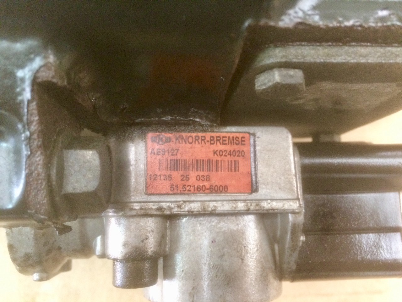 Luftkompressor COMPRESSORE ARIA MONOCILINDRICO CON FRIZIONE MAN / KNORR: das Bild 7