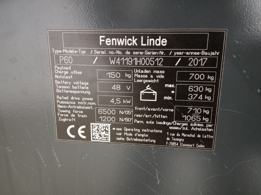 Linde P60 - Schleppfahrzeug: das Bild 5 Linde P60 - Schleppfahrzeug: das Bild 5