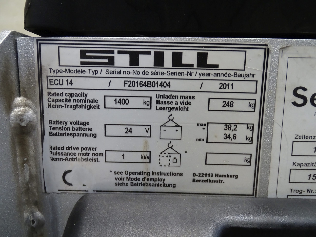 Still ECU14 - Niederhubwagen: das Bild 5 Still ECU14 - Niederhubwagen: das Bild 5