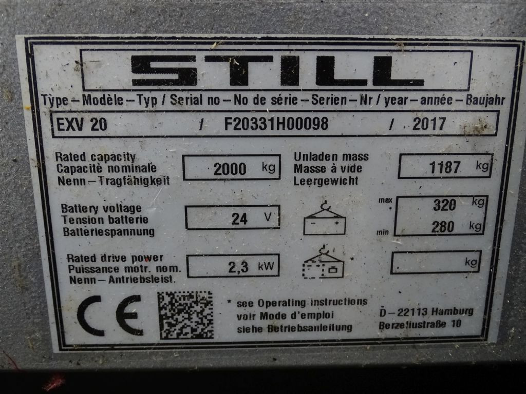 Still EXV20 - Hochhubwagen: das Bild 5 Still EXV20 - Hochhubwagen: das Bild 5