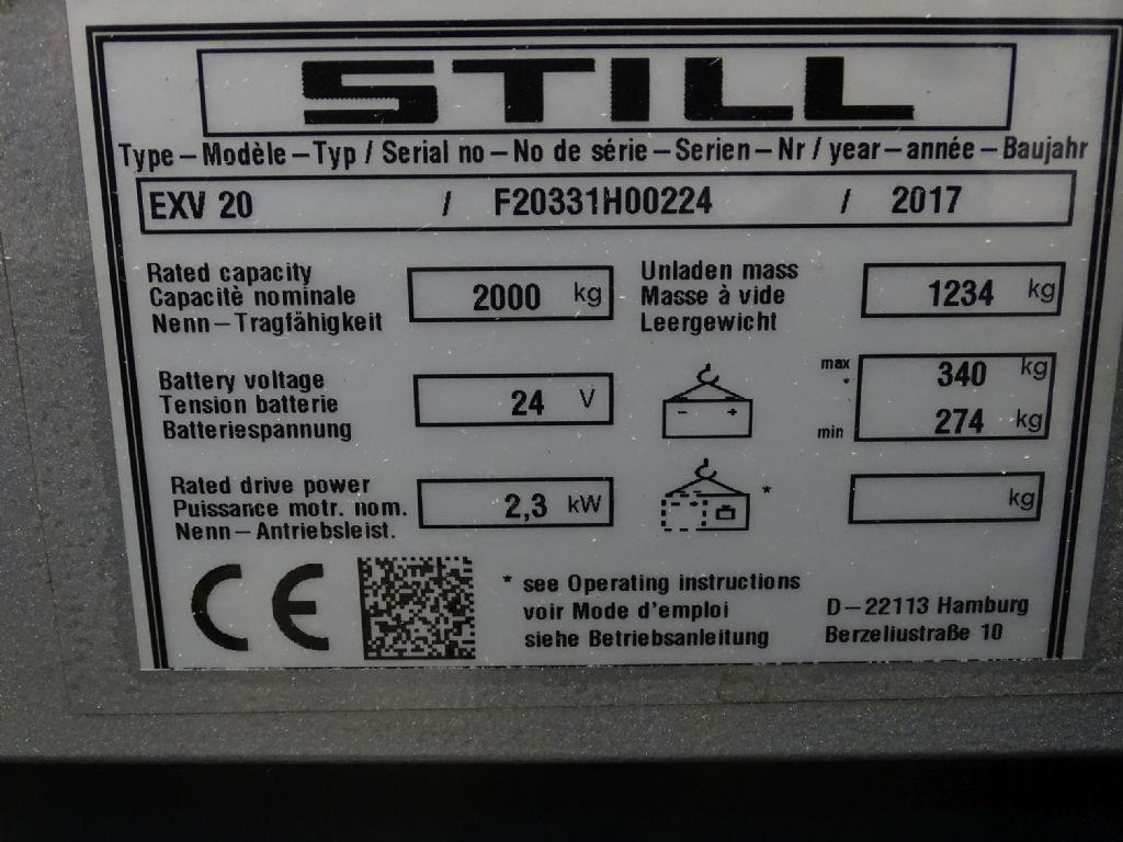 Still EXV20 - Hochhubwagen: das Bild 5 Still EXV20 - Hochhubwagen: das Bild 5