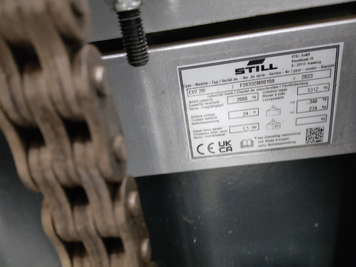 Still EXV20I - Hochhubwagen: das Bild 5 Still EXV20I - Hochhubwagen: das Bild 5