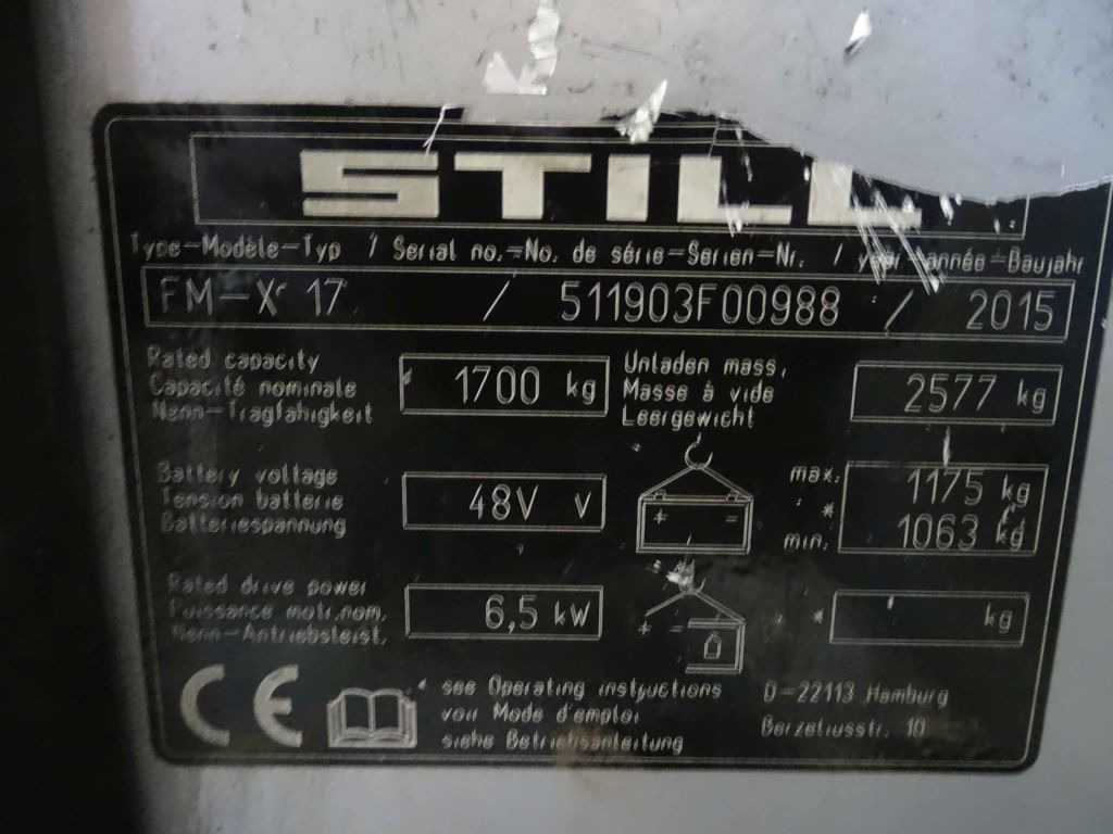 Still FM-X17 - Schubmaststapler: das Bild 5 Still FM-X17 - Schubmaststapler: das Bild 5
