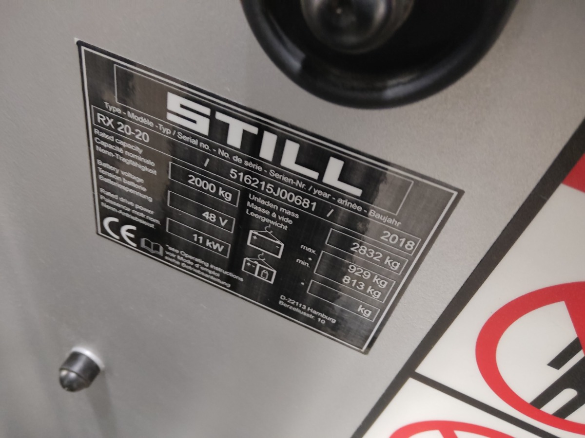 Still RX20-20 - Elektrostapler: das Bild 5 Still RX20-20 - Elektrostapler: das Bild 5