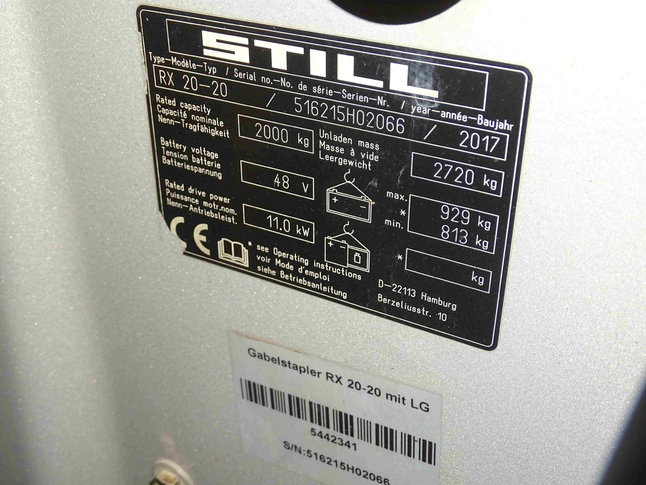 Elektrostapler Still RX20-20: das Bild 8