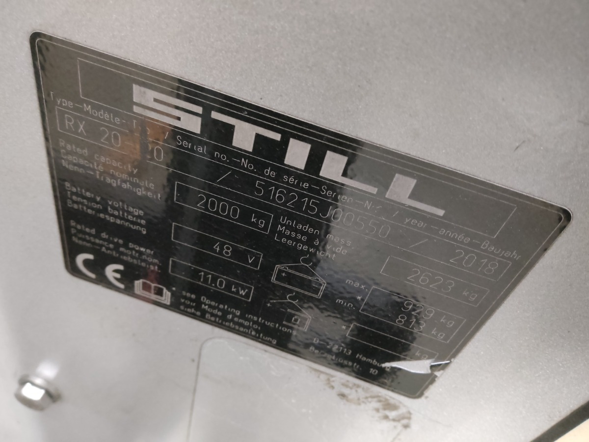 Still RX20-20 - Elektrostapler: das Bild 5 Still RX20-20 - Elektrostapler: das Bild 5