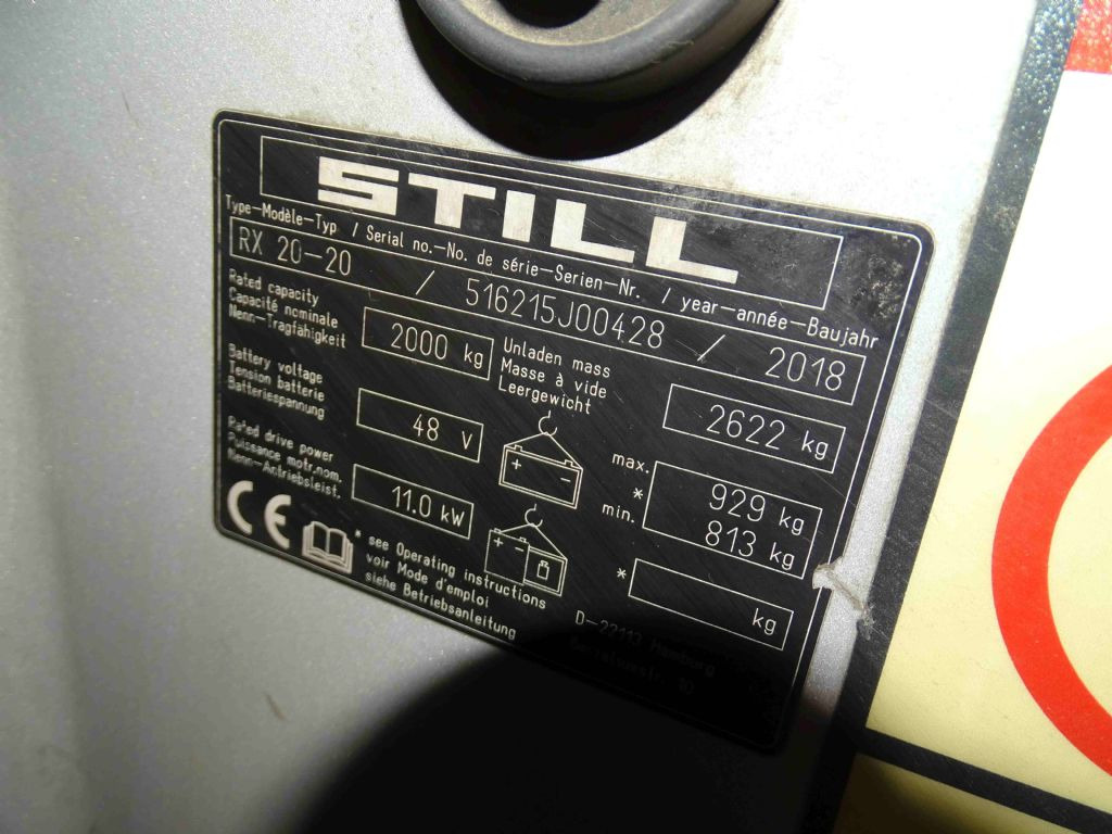 Still RX20-20 - Elektrostapler: das Bild 5 Still RX20-20 - Elektrostapler: das Bild 5