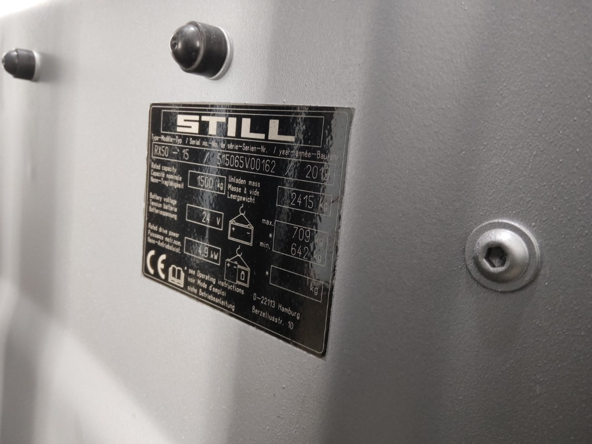 Still RX50-15/BATT.NEU - Elektrostapler: das Bild 4 Still RX50-15/BATT.NEU - Elektrostapler: das Bild 4