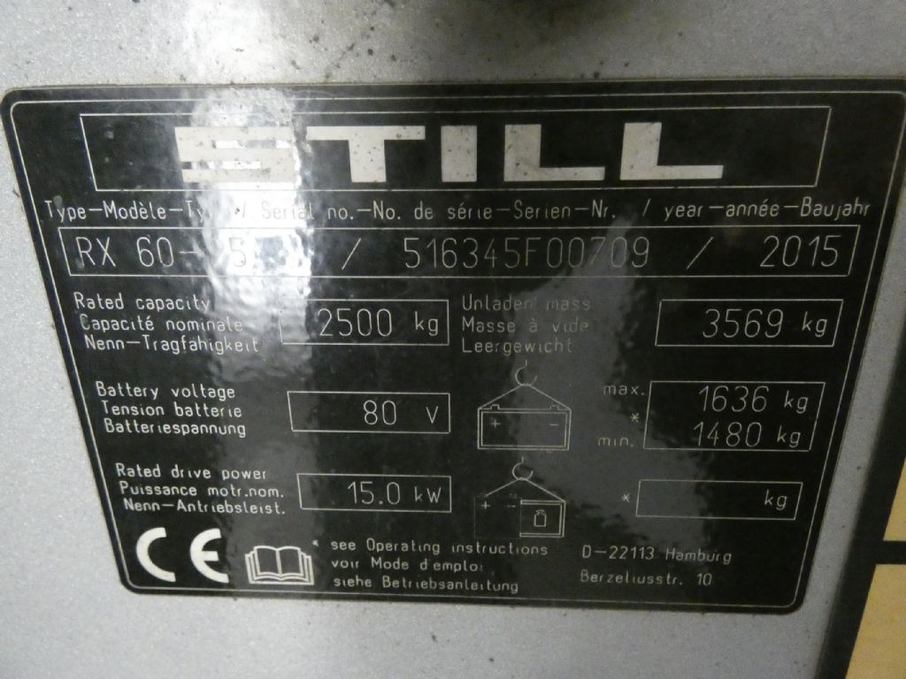 Still RX60-25 - Elektrostapler: das Bild 5 Still RX60-25 - Elektrostapler: das Bild 5