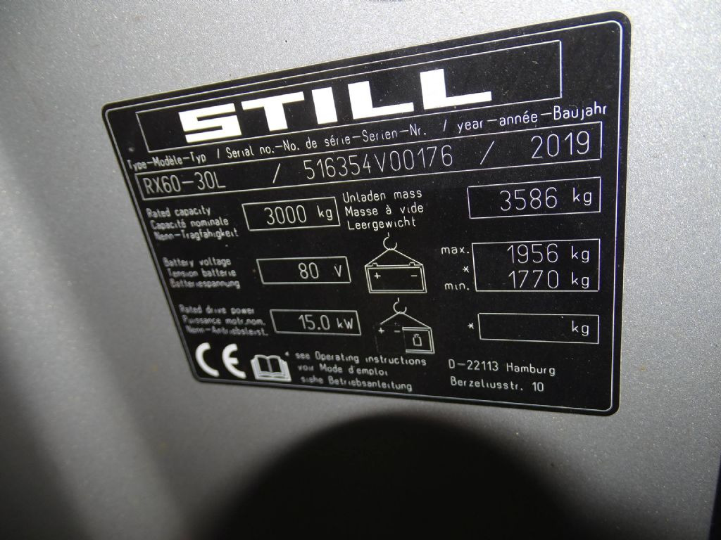 Still RX60-30L - Elektrostapler: das Bild 5 Still RX60-30L - Elektrostapler: das Bild 5