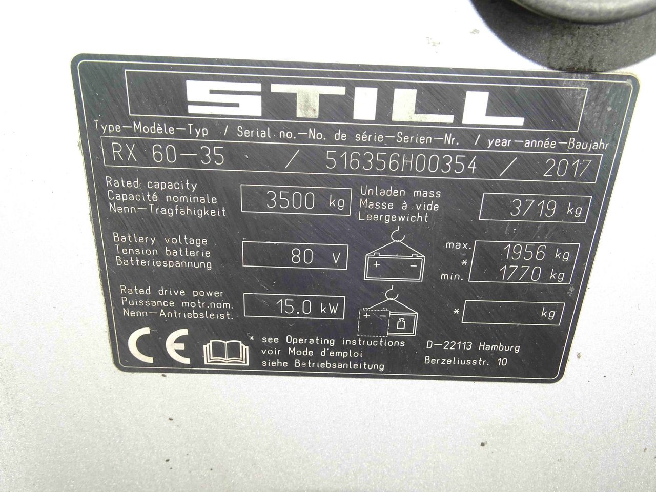 Still RX60-35 - Elektrostapler: das Bild 5 Still RX60-35 - Elektrostapler: das Bild 5