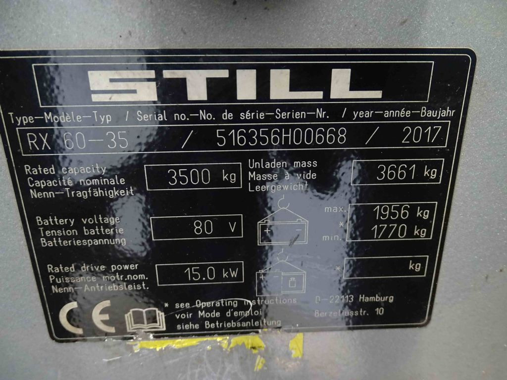 Still RX60-35 - Elektrostapler: das Bild 5 Still RX60-35 - Elektrostapler: das Bild 5
