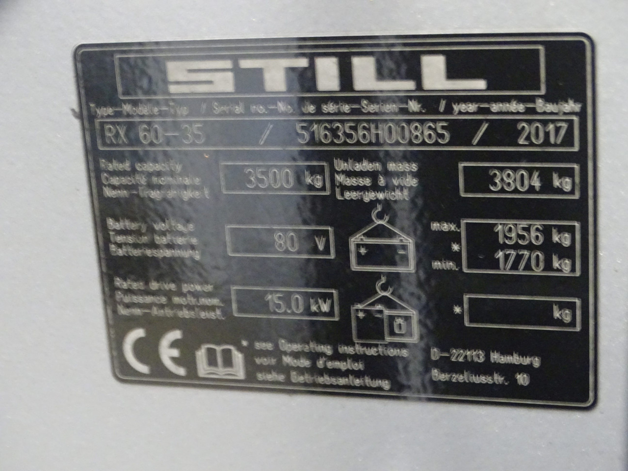 Still RX60-35 - Elektrostapler: das Bild 5 Still RX60-35 - Elektrostapler: das Bild 5