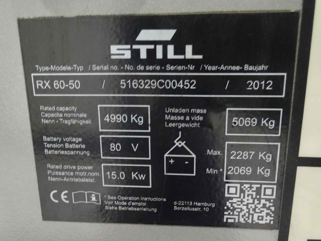 Still RX60-50 - Elektrostapler: das Bild 5 Still RX60-50 - Elektrostapler: das Bild 5