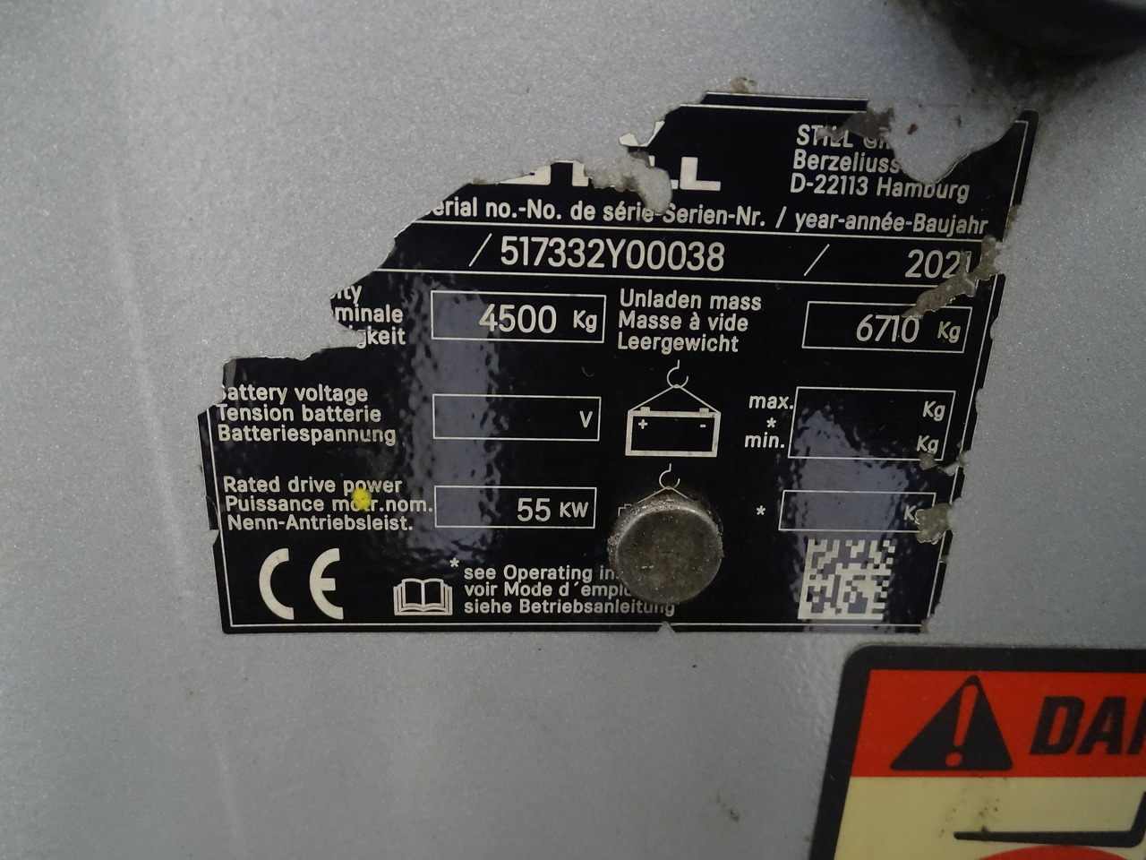 Still RX70-45 - Dieselstapler: das Bild 5 Still RX70-45 - Dieselstapler: das Bild 5