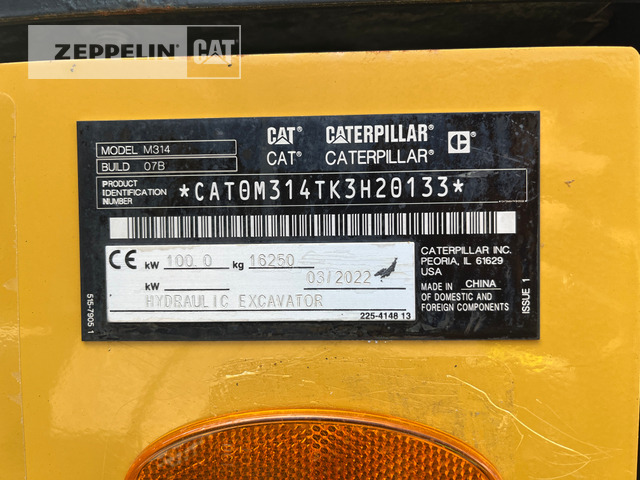 Cat M314-07A - Mobilbagger: das Bild 2 Cat M314-07A - Mobilbagger: das Bild 2