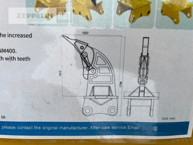 Komponenten Aufreißer 374 - Aufreißer für Baumaschine: das Bild 3 Komponenten Aufreißer 374 - Aufreißer für Baumaschine: das Bild 3
