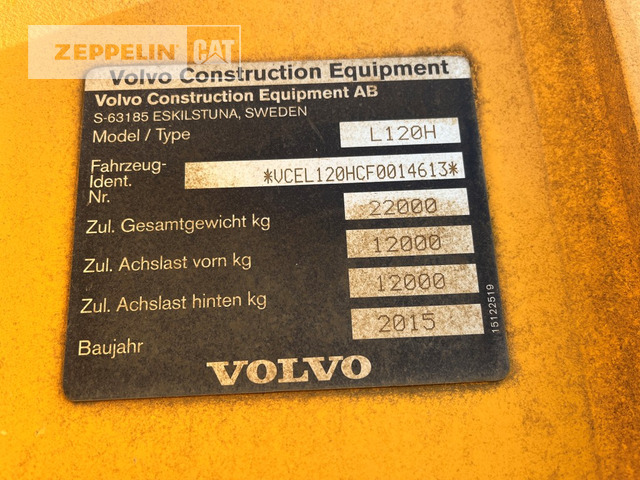 Volvo L120H - Radlader: das Bild 3 Volvo L120H - Radlader: das Bild 3