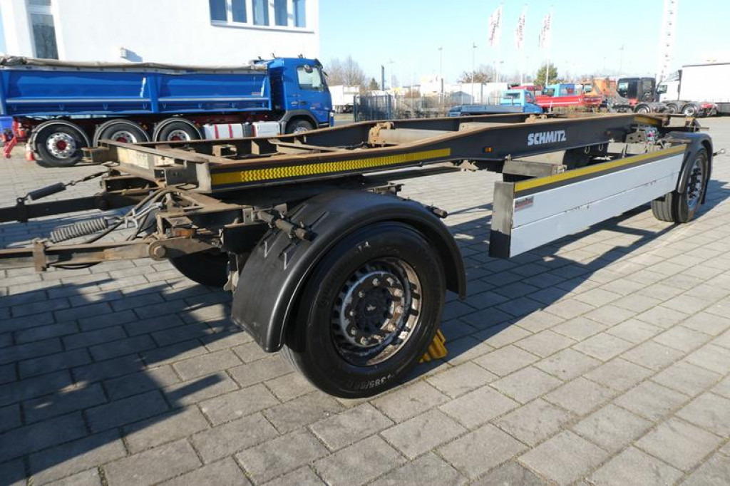 SCHMITZ GOTHA Abrollcontainernanhänger ACF 18 Containeranhänger S -Schlitten - Abrollanhänger/ Absetzanhänger: das Bild 1 SCHMITZ GOTHA Abrollcontainernanhänger ACF 18 Containeranhänger S -Schlitten - Abrollanhänger/ Absetzanhänger: das Bild 1