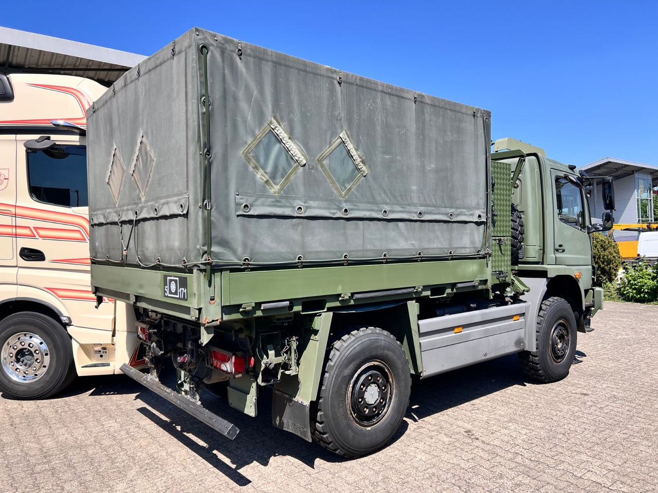 Mercedes-Benz 1018 Atego 4x4 Allrad Miltär Camper Expedition - Containerwagen/ Wechselfahrgestell LKW: das Bild 4 Mercedes-Benz 1018 Atego 4x4 Allrad Miltär Camper Expedition - Containerwagen/ Wechselfahrgestell LKW: das Bild 4
